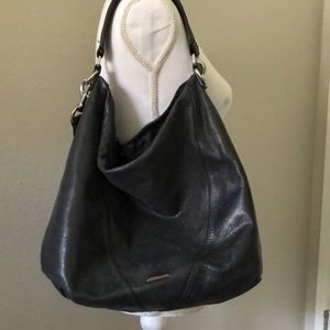 Rebecca Minnkoff black Moto hobo bag